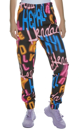 Kendall&Kylie-Pantaloni cu imprimeu grafic Psycho